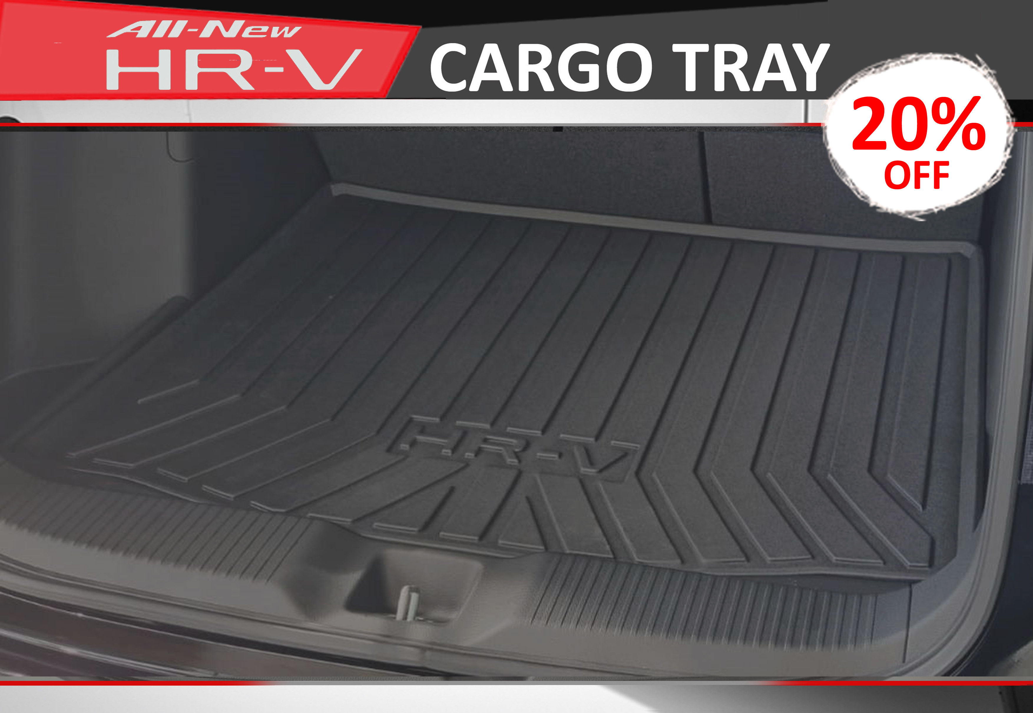 HR-V_Cargo_Tray Honda - Kah Motor - Rent a Honda this Hari Raya Haji with min.4 days and enjoy 20% off!