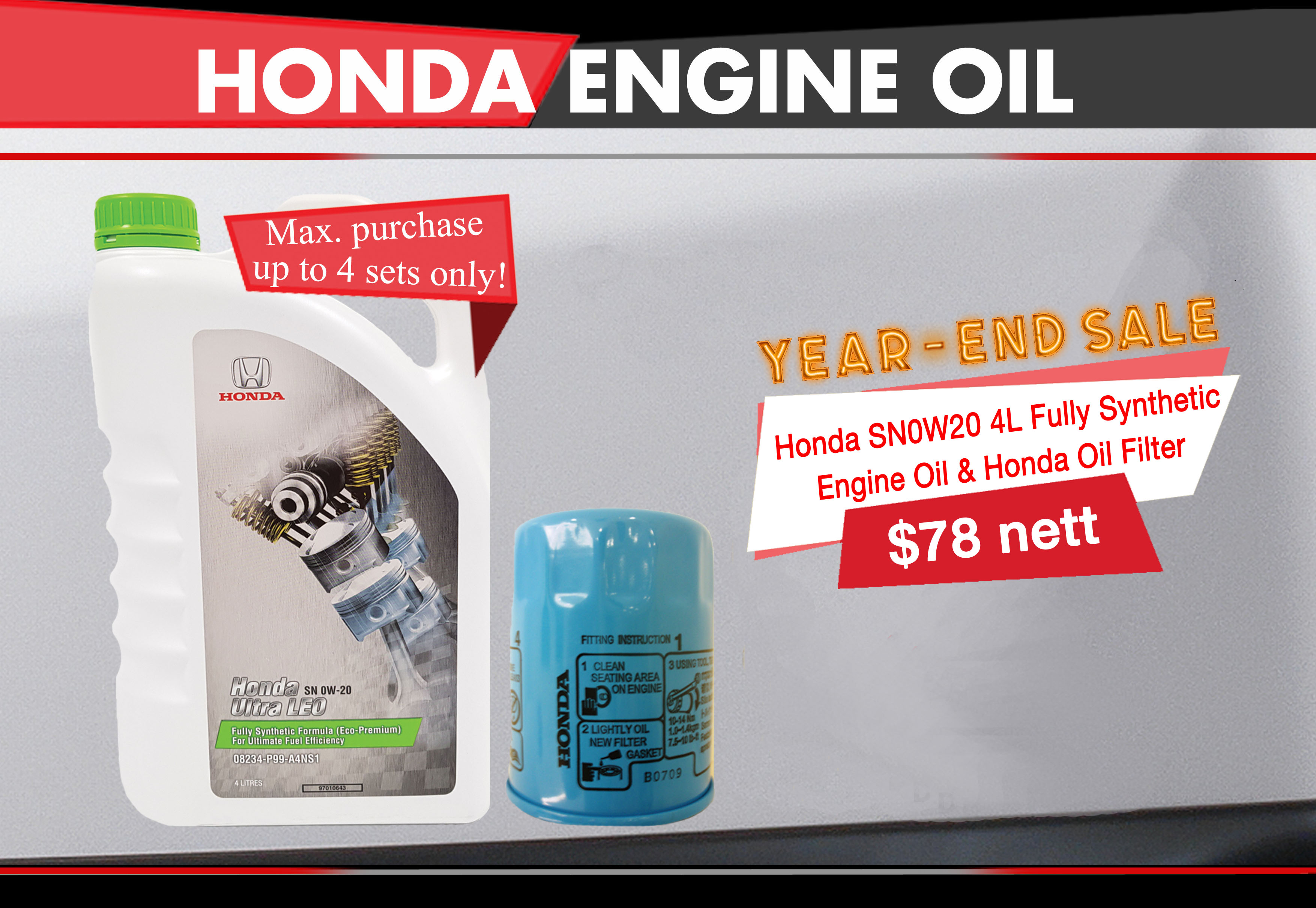 engine_oil Honda - Kah Motor - Parts & Accessories